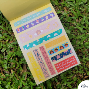 Angel Inspiring Faith Flaglets Stickers Collection Set for Journaling