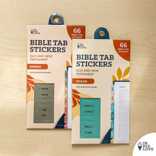 Load image into Gallery viewer, In His Love Bible Tab Stickers Old &amp; New testament Set - SPRING
