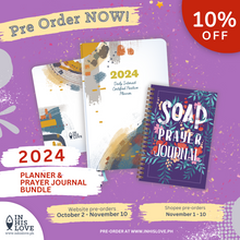 Load image into Gallery viewer, 2024 Planner + S.O.A.P. Prayer Journal Bundle
