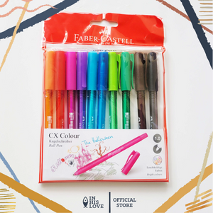 Faber Castell CX Colour Ball Pen 10pcs/pack