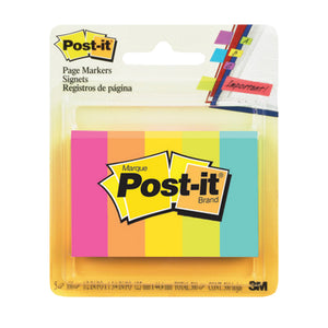 POST-IT PAGE MARKERS 670-5AN, 100 SHEETS/PAD