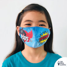 Load image into Gallery viewer, KIDS Faith Mask &quot;Superhero&quot;
