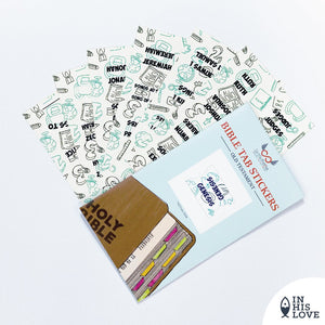 Bible Tab Stickers Old & New testament Set - Back To School