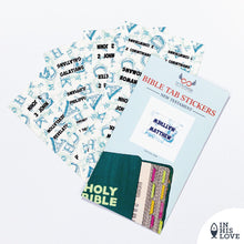 Load image into Gallery viewer, Bible Tab Stickers Old &amp; New testament Set - Back To School
