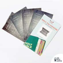 Load image into Gallery viewer, Bible Tab Stickers Old &amp; New testament Set - Steel
