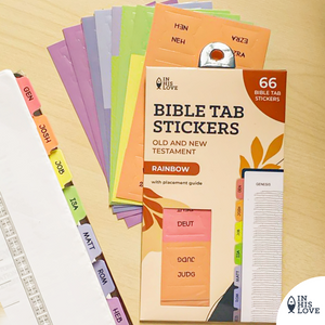 Bible Tab Stickers Old & New testament Set - Plains