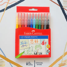 Load image into Gallery viewer, Faber-Castell Calligraphy Brush Pen 12 Colors
